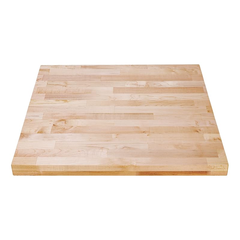 DuraSteel 24x24 Solid Maple Butcher Block Countertop, Wood Cutting Boa