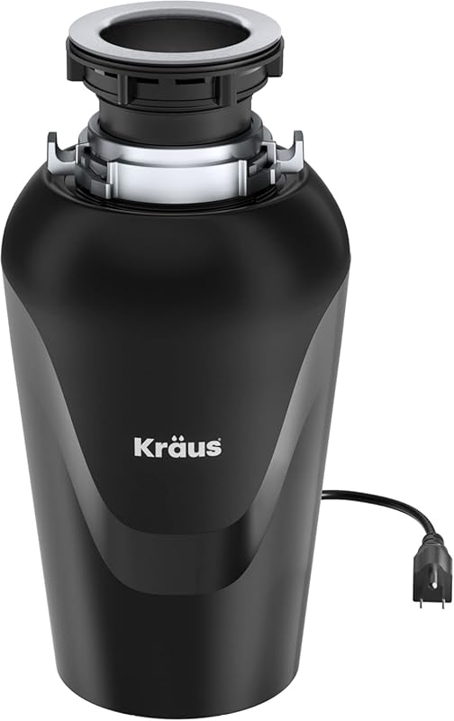 KRAUS WasteGuard 3/4 HP Ultra-Quiet Garbage Disposal with Quick Connec