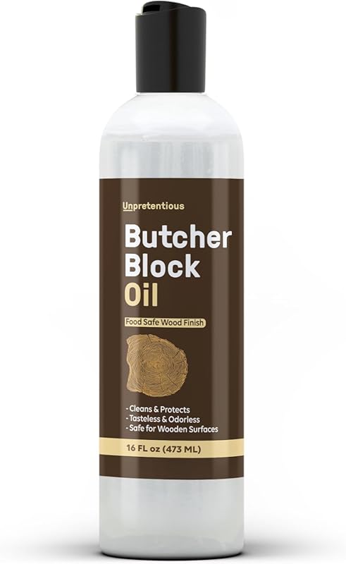Unpretentious 16oz Butcher Block Oil Safe for Cutting Boards, Countert