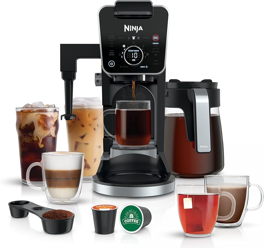 Ninja DualBrew Pro CFP301 Coffee System: Drip Coffee Maker with K-Cup