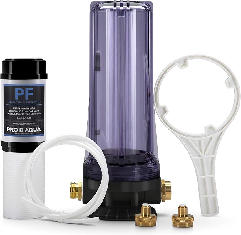 PRO+AQUA WS-P-REG-KIT 2-Stage Filtration Kit for Portable Water Soften