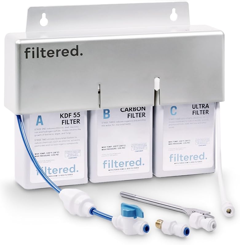 Universal Inline Water Filter Kit for Refrigerators & Ice Makers – Eas