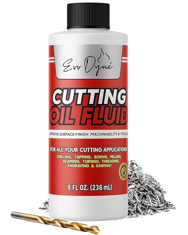 Evo Dyne 8oz Professional Grade Cutting Oil Fluid for Drilling, Tappin