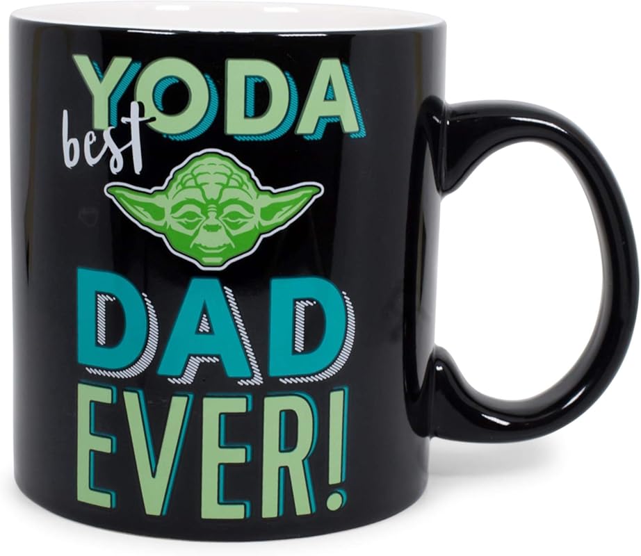 Star Wars Exclusive Yoda Best Dad Ever 20oz Ceramic Coffee Mug - Disne