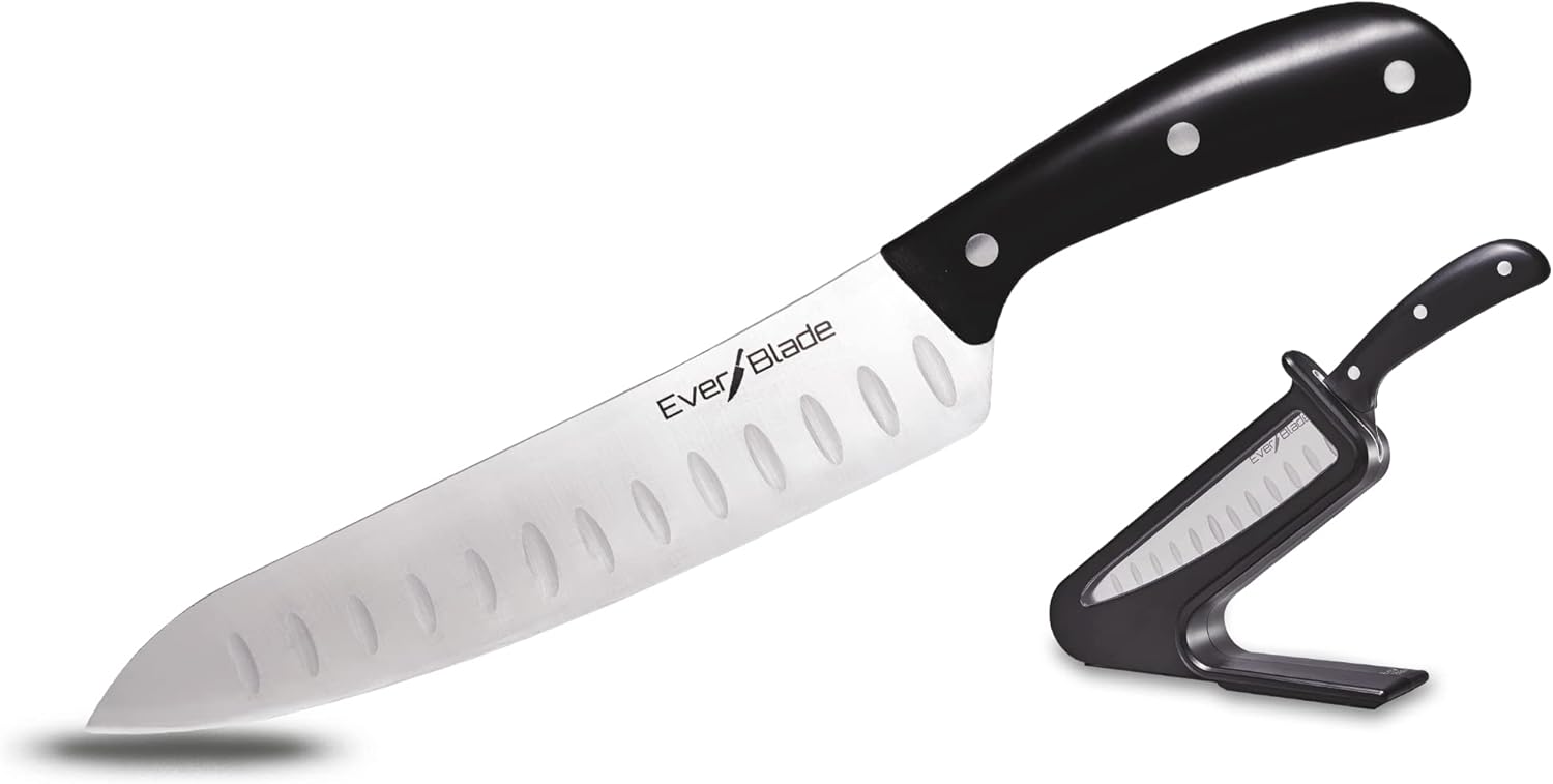 Ontel EverBlade Self Sharpening Professional Chef Knife - German Steel