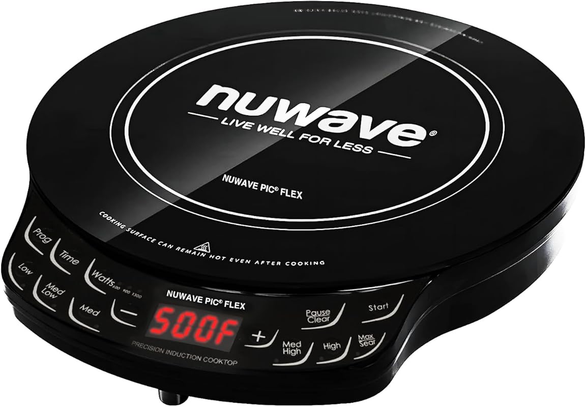 Nuwave Flex Precision Induction Cooktop, 10.25” Shatter-Proof Ceramic