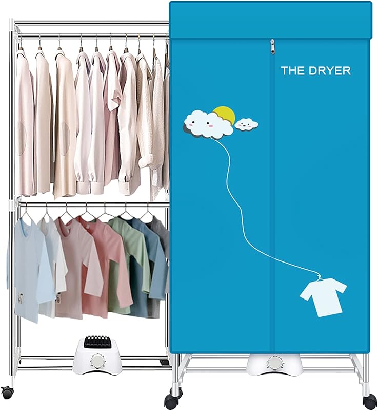 Portable Electric Clothes Dryer Machine, 110V 1000W, 15kg Capacity, St