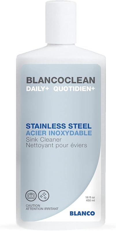 BlancoClean Daily+ Stainless Steel Sink Cleaner, 15 oz, for Everyday S