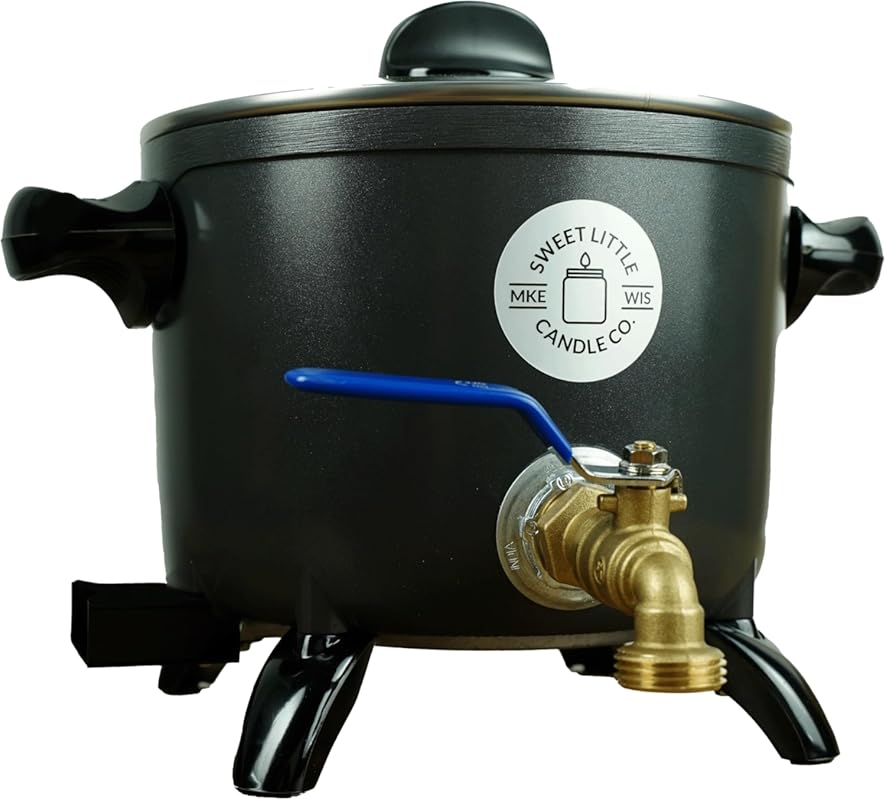 USA MADE 10lbs Wax Melter for Candle Making with Easy Turn Handle and 