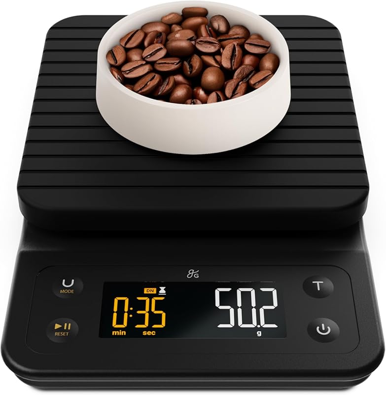 Greater Goods Digital Coffee Scale with Timer (3kg/0.1g) for Barista B