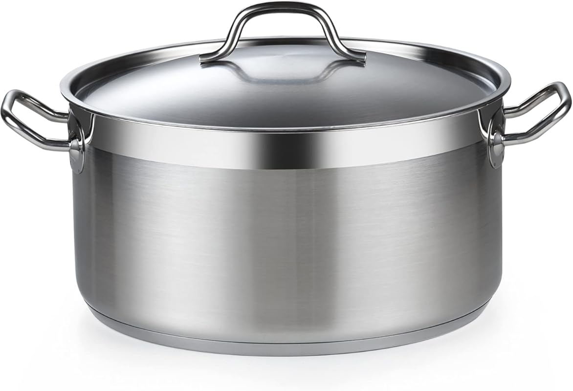 Cooks Standard Professional 9-Quart Stainless Steel Dutch Oven Cassero