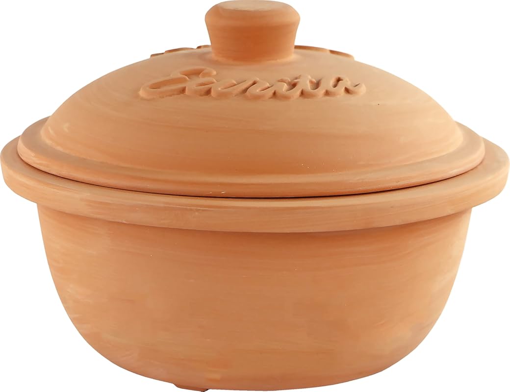 Reston Lloyd Eurita 2 Quart Terracotta Clay Dutch Oven