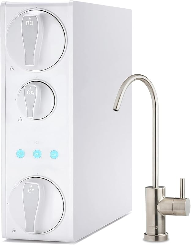iSpring RO500AK-BN Tankless Under Sink RO System, 500 GPD, NSF Certifi