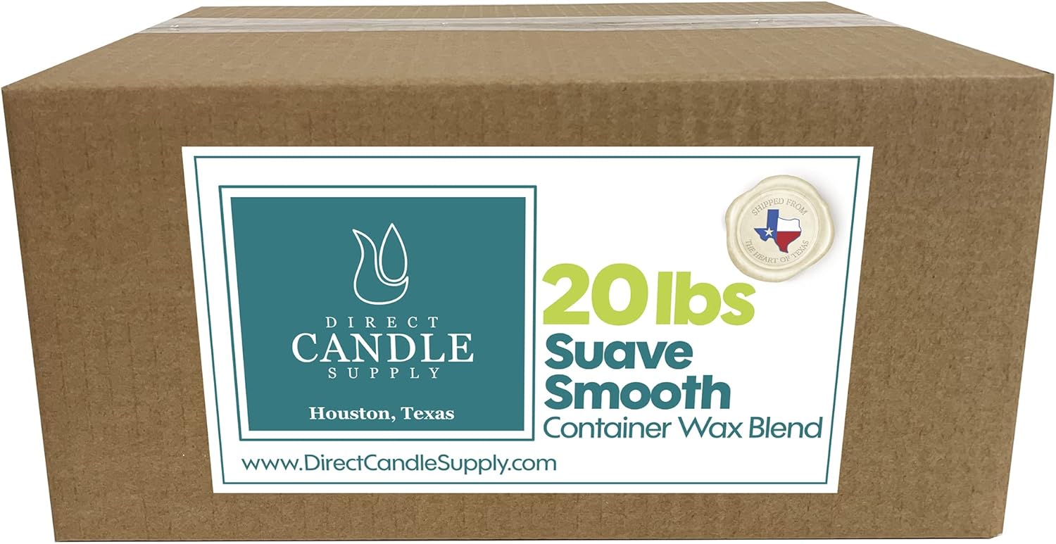 20lb Smooth Paraffin Wax Slab Blend - Bulk Container Candle Wax for Hi