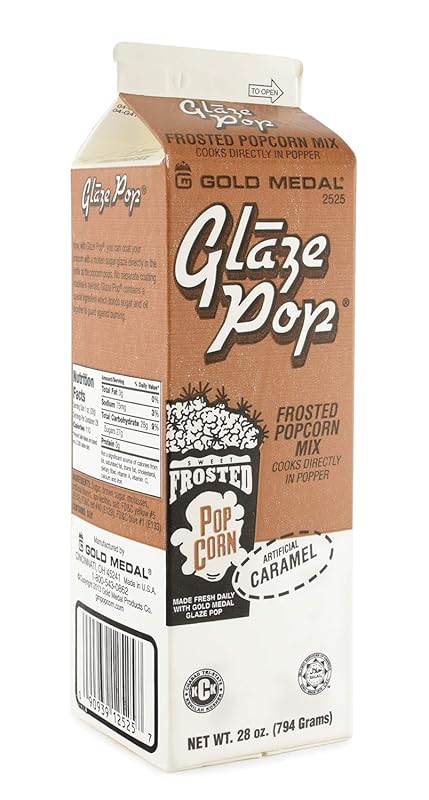 Snappy Caramel Glaze Pop 28oz - Frosted Caramel Popcorn Flavoring for 