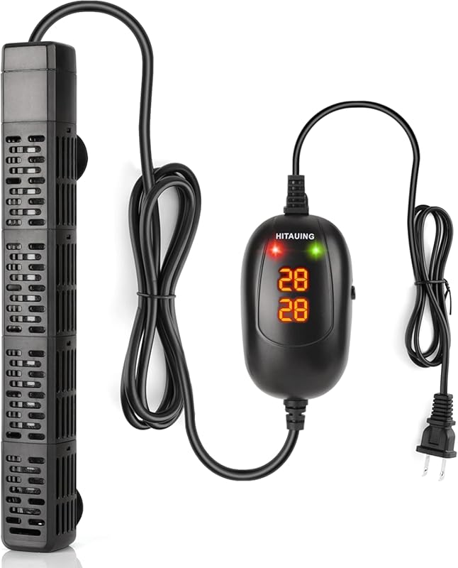 HiTauing Multi-Wattage Submersible Fish Tank Heater: Over-Temp Protect