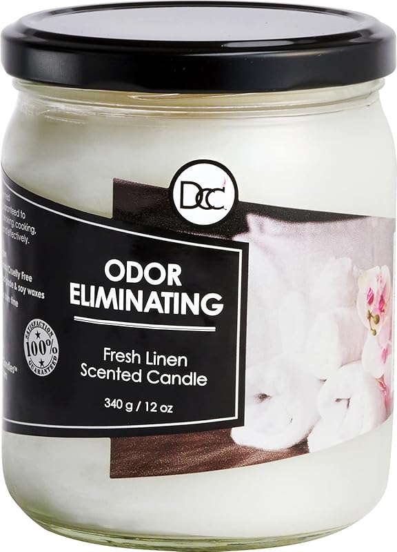 Fresh Linen Odor Eliminating Candle