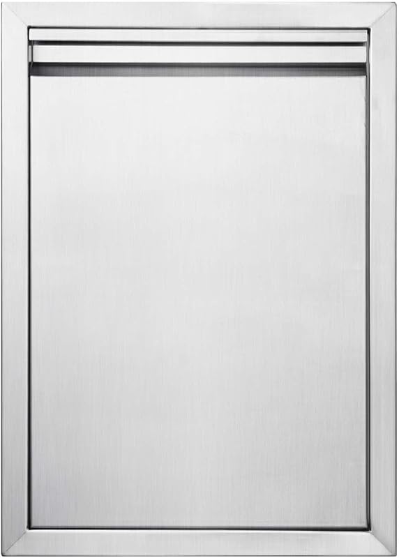 JIE JIN Single 304 Stainless Steel BBQ Access Door for Indoor/Outdoor 