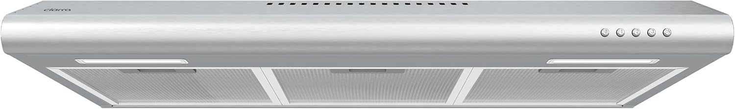 CIARRA 30-inch Under Cabinet Range Hood, Ductless Stainless Steel Vent