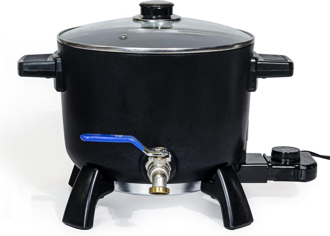 6Qts Wax Melter for Candle Making, Non-Stick Melting Pot with Spout & 