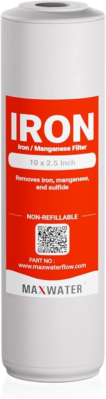 Max Water Whole House Iron Manganese Replacement Set, Heavy Duty Filte