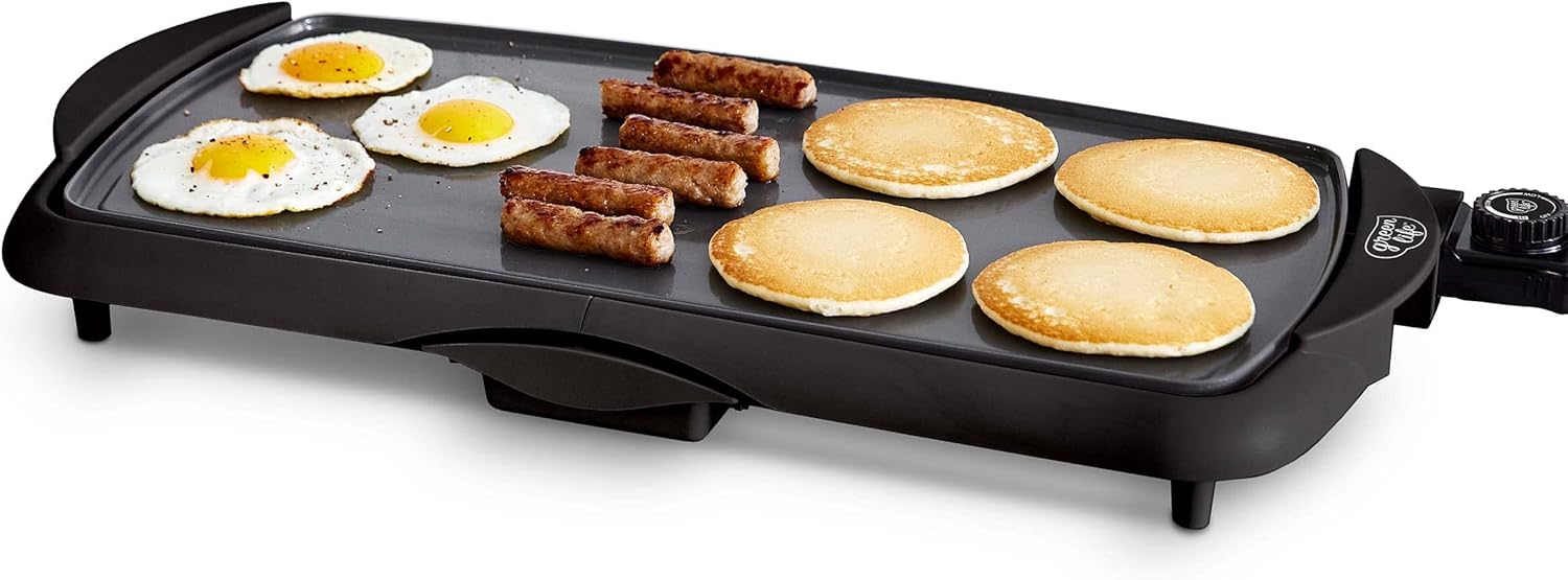 GreenLife 20” Extra Large Electric Griddle, Ceramic Nonstick (PFAS/PFO