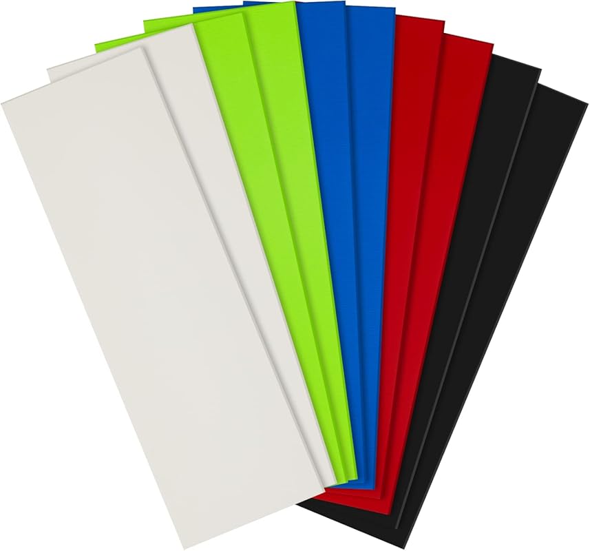 Tinlade 10 Pcs G10 Spacer Sheets Knife Handle Liners Material for Scal