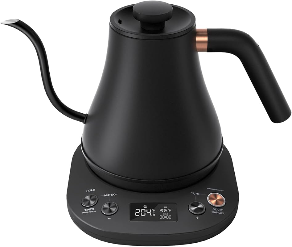 Mecity Barista Gooseneck Electric Kettle: Precise Temp Control, 0.8L F