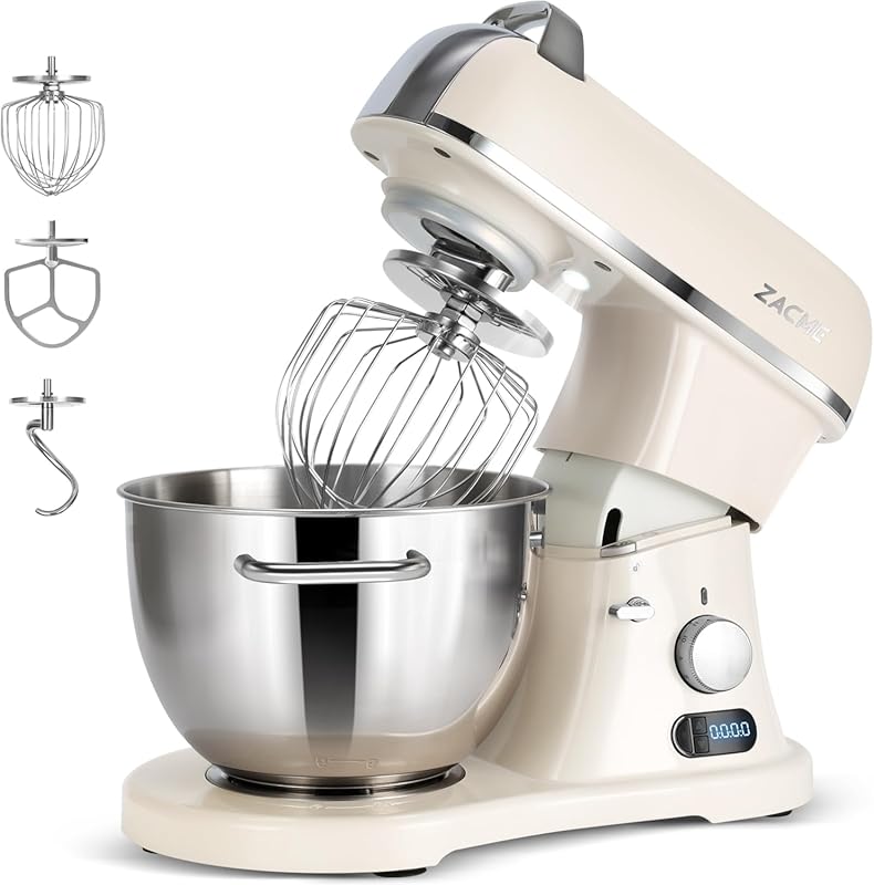 8.4QT Commercial Stand Mixer 800W, NSF Certified Electric Kitchen Mixe