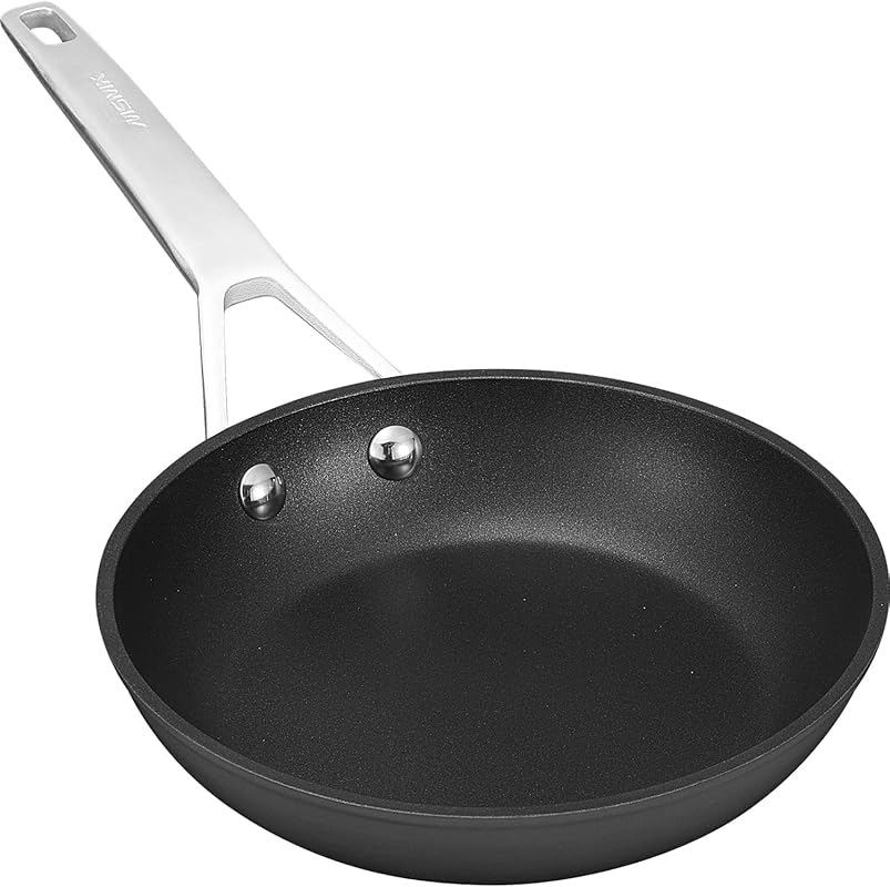 MsMk 7-inch Carbonize Nonstick Omelette Egg Skillet, PFOA-Free, Scratc