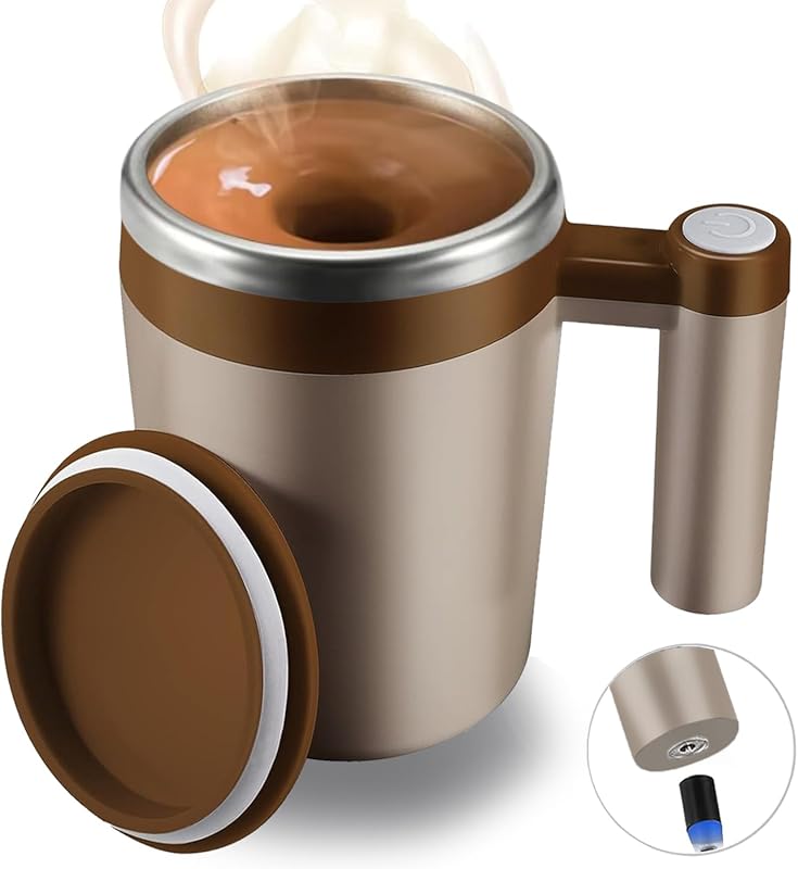 Rechargeable Automatic Magnetic Self Stirring Coffee Mug with 2 Stir B