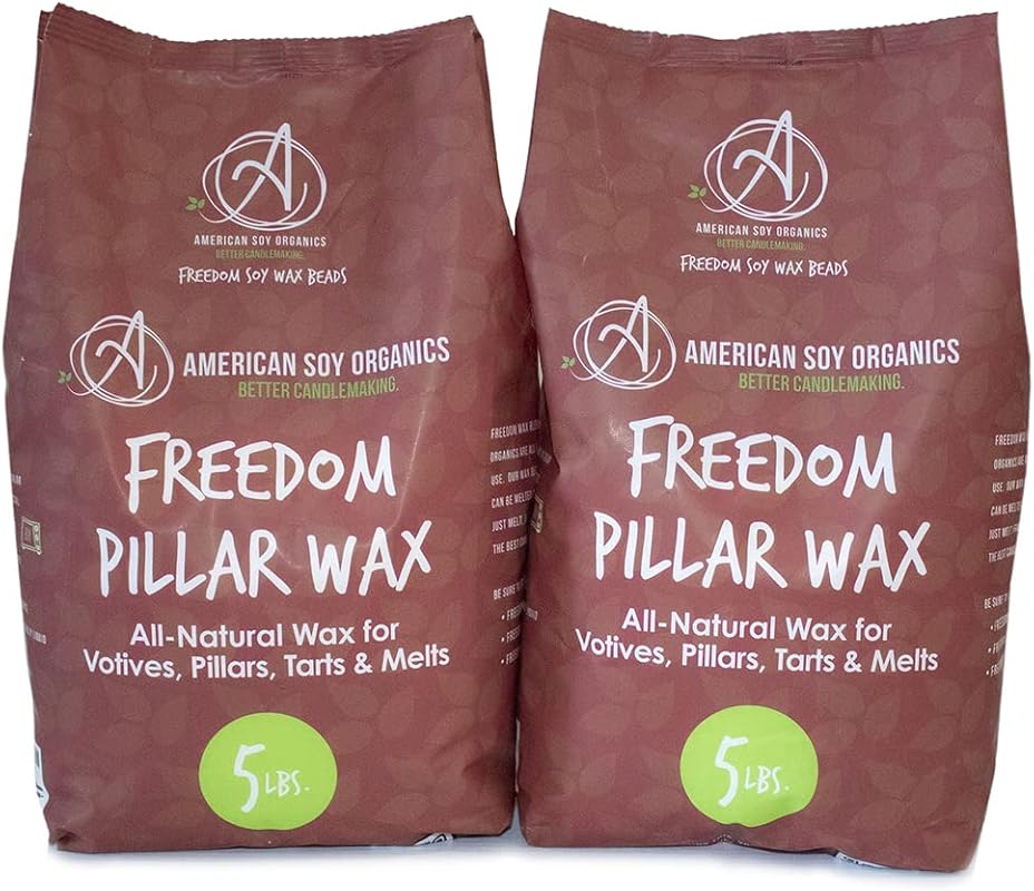 American Soy Organics Freedom Natural Soy Wax Beads, 10 lbs - Paraffin