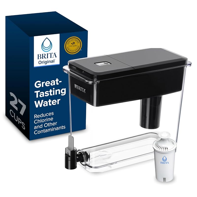 Brita UltraMax Large 27-Cup Water Dispenser with Standard Filter, BPA-