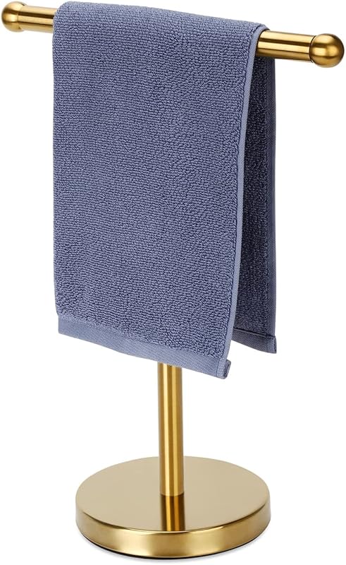 Gold Hand Towel Holder Stand