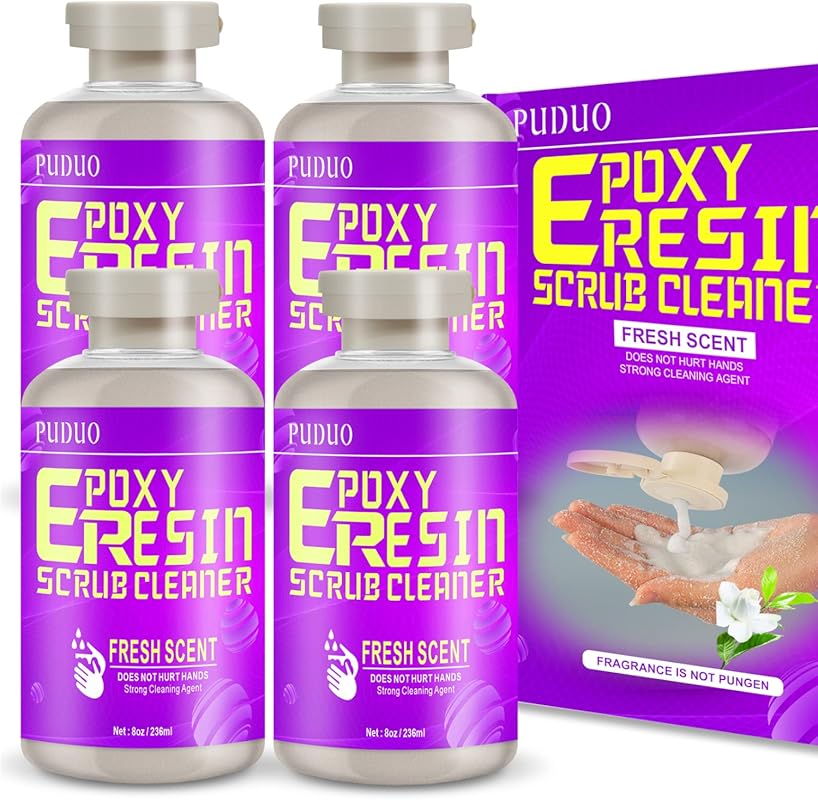 Puduo Multi-Purpose Resin Cleaner: Epoxy, UV Resin Molds, Water Soften