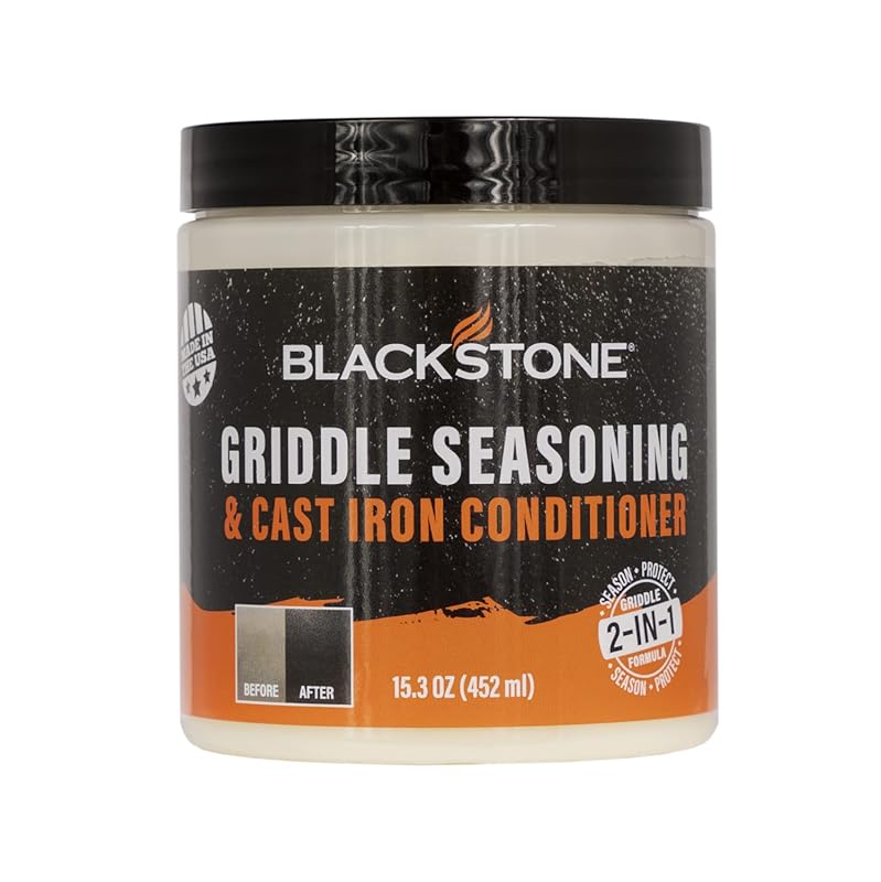 BLACKSTONE 4146 Griddle Seasoning and Cast Iron Conditioner – Premium 