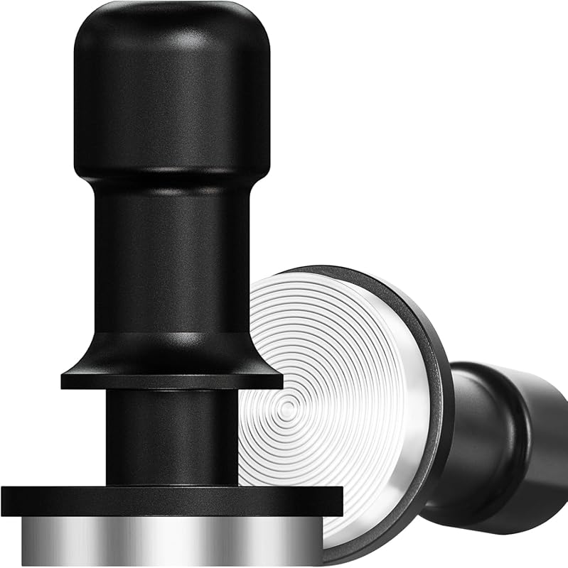 PUSEE 53mm Espresso Tamper, Premium Calibrated 30lb Spring Loaded Stai