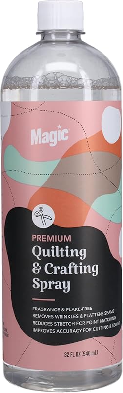 Magic Premium Quilting & Crafting Spray: Best Press Fabric Starch for 