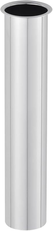 ZM Heavy-Duty Flanged Sink Tailpiece, 8 Inch Length, 20-Gauge Chrome F