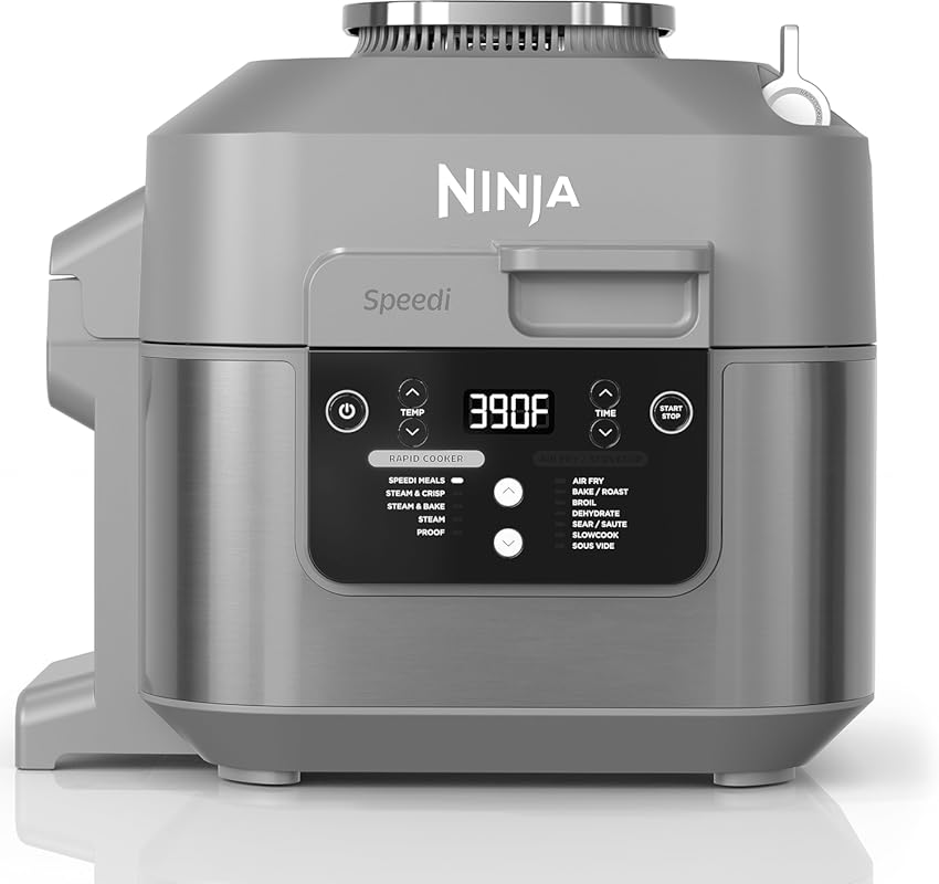 Ninja SF301 Speedi 12-in-1 Rapid Cooker & Air Fryer, 6-Quart for Steam