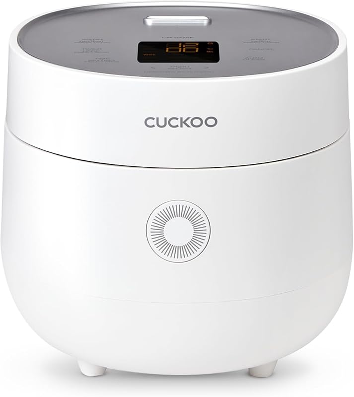 CUCKOO CR-0375FW Micom Rice Cooker, 3-Cup Uncooked, Nonstick, 8 Menus,
