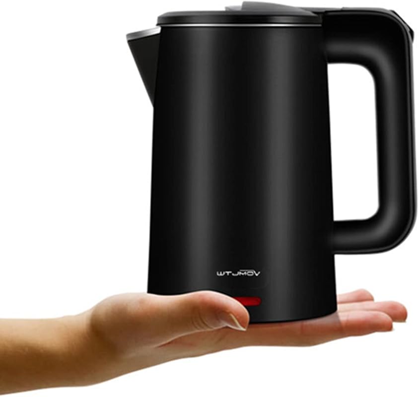 Compact 0.8L Electric Kettle, Stainless Steel, 800W Fast Boil with Aut