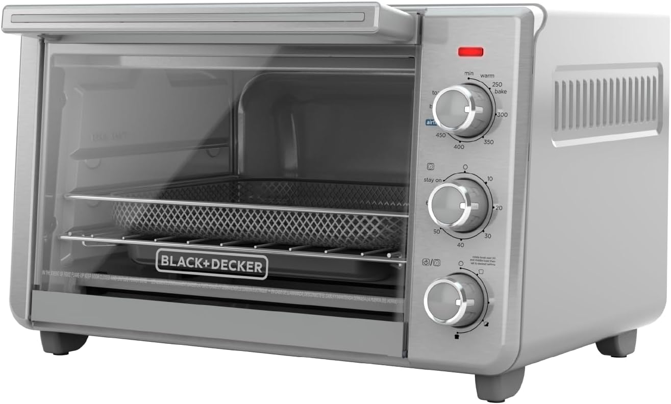BLACK+DECKER Crisp 'N Bake Air Fryer Countertop Convection Toaster Ove