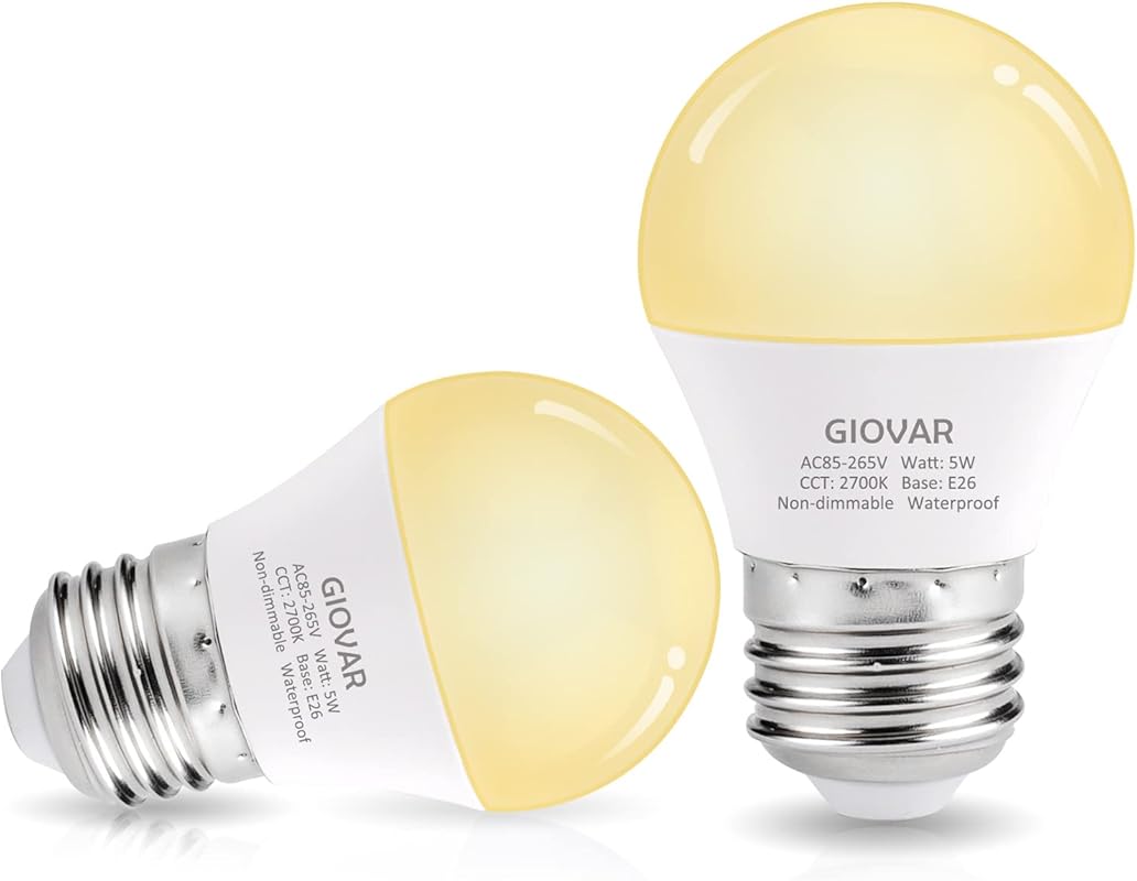 Non-Dimmable E26 LED Range Hood Appliance Bulbs, 40W Equivalent 2700K 