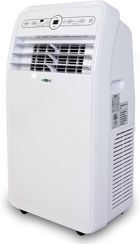 Uhome 12000 BTU Portable AC Heater Combo for 400 Sq.Ft, with Dehumidif