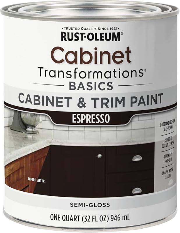 Rust-Oleum Transformations Basics 372011 Cabinet & Trim Paint, Durable