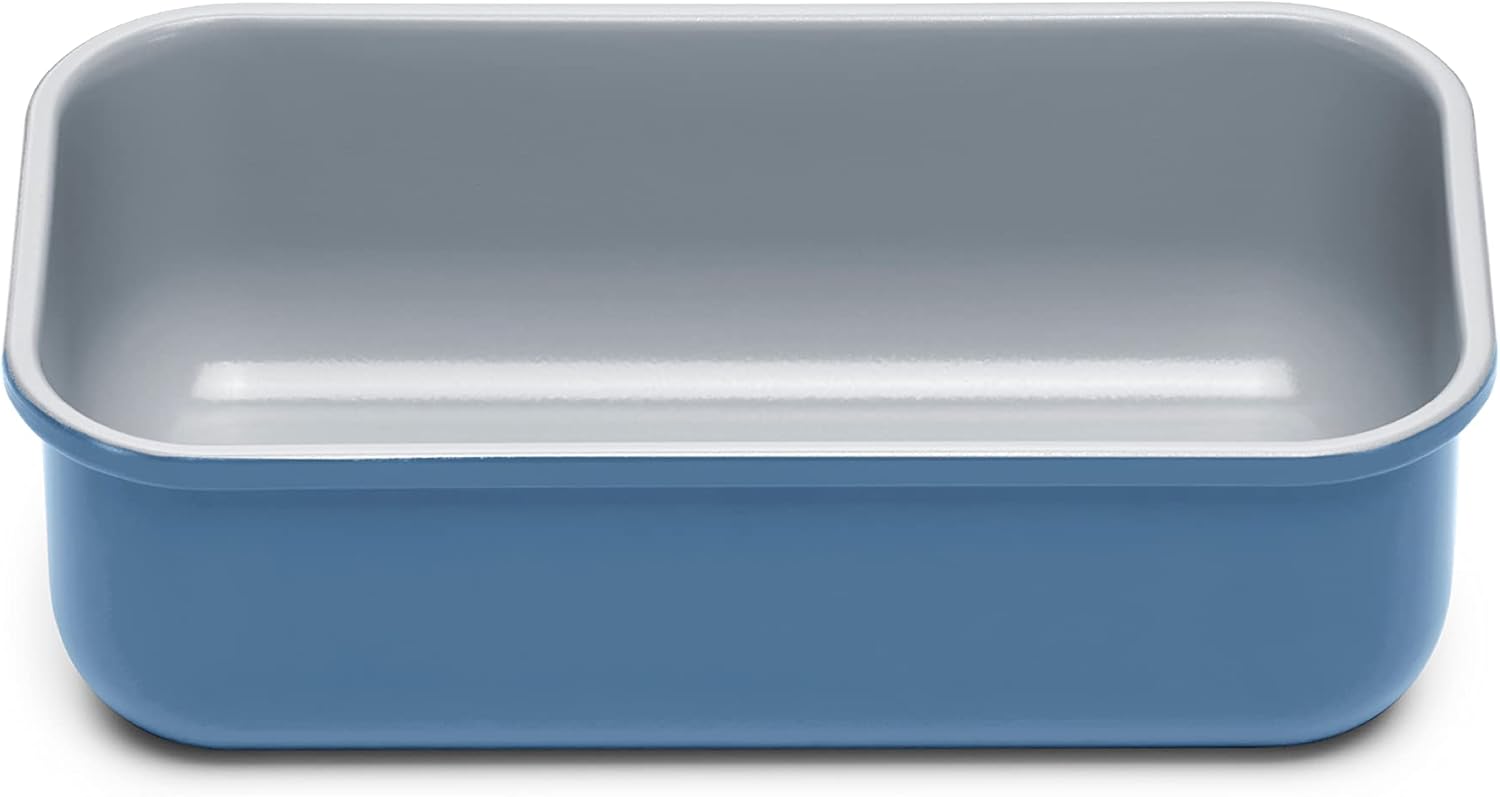 Caraway 1 lb Non-Stick Ceramic Loaf Pan, Non-Toxic PTFE/PFOA Free for 