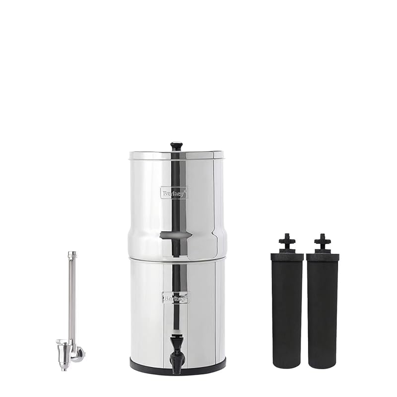 Royal Berkey Gravity Water Filter System, 2 Black Elements, Deluxe 10