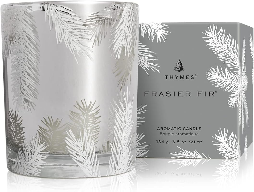 Thymes Frasier Fir Statement Collection Scented Candle 6.5 oz