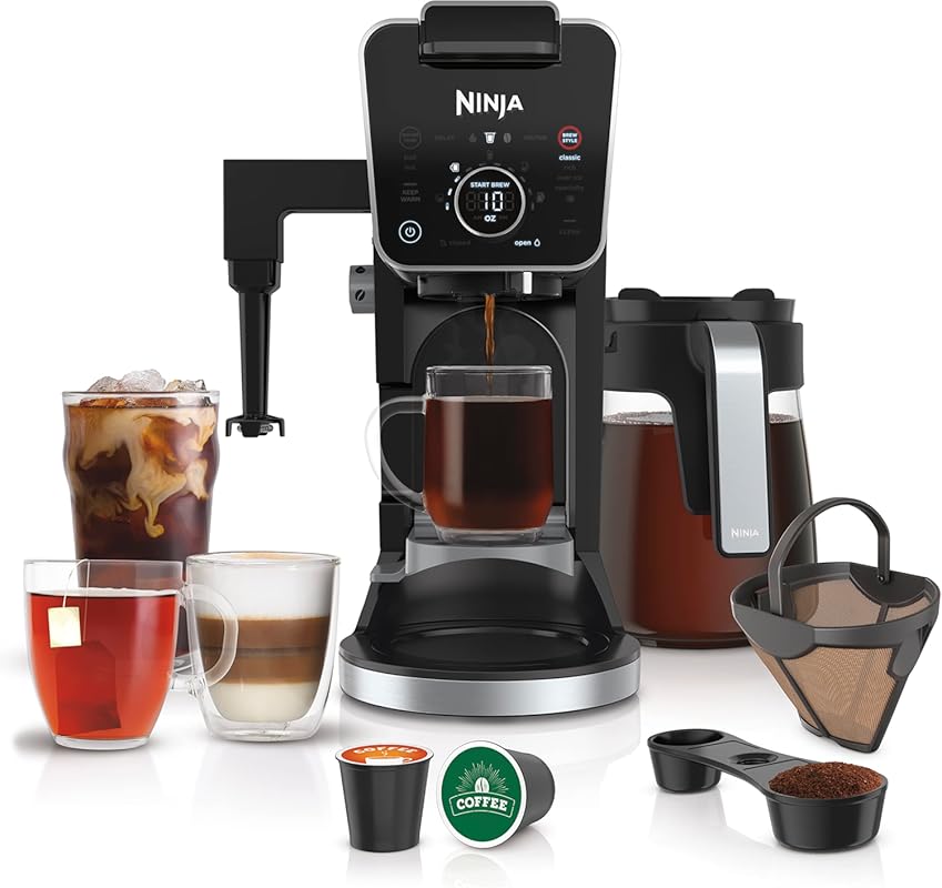 Ninja DualBrew Pro Specialty CFP307: Hot & Iced Coffee, Single Serve &